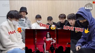 BTS REACTION TO JENNIE - 'SOLO' DANCE PERFORMANCE