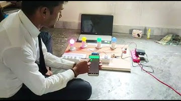 IOT Home automation system using esp32 Wifi module + google assistant + Blynk app by GPS students