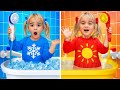 أليس وعمتها تحدي الساخن والبارد
