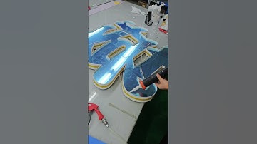 The latest luminous characters are made in China#sign #signage #design #signagedesign #ledsign