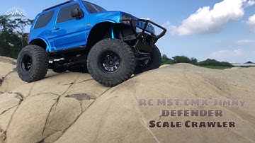 RC MST CMX Jimny / DEFENDER / Scale Crawler スケールクローラー / Jul 19.2020 川本ロック#2