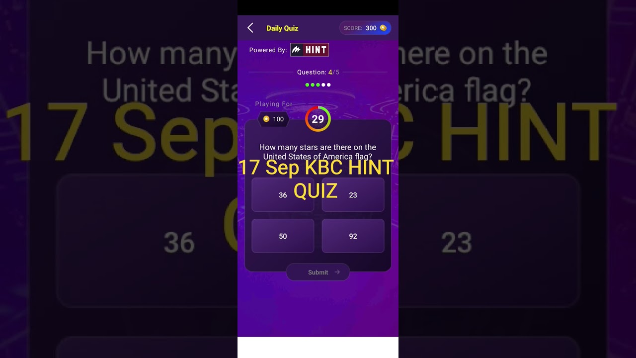KBC OFFLINE QUIZ 17 Sep 2025|KBC Daily Quiz Answers|