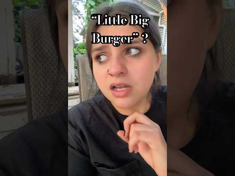 Little Big Burger Is So Expensive. Food Reviews Shorts