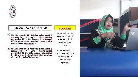 Pertemuan 3 & 4, Matakuliah Struktur Data, Universitas Raharja