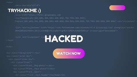 H4cked - Tryhackme Walkthrough