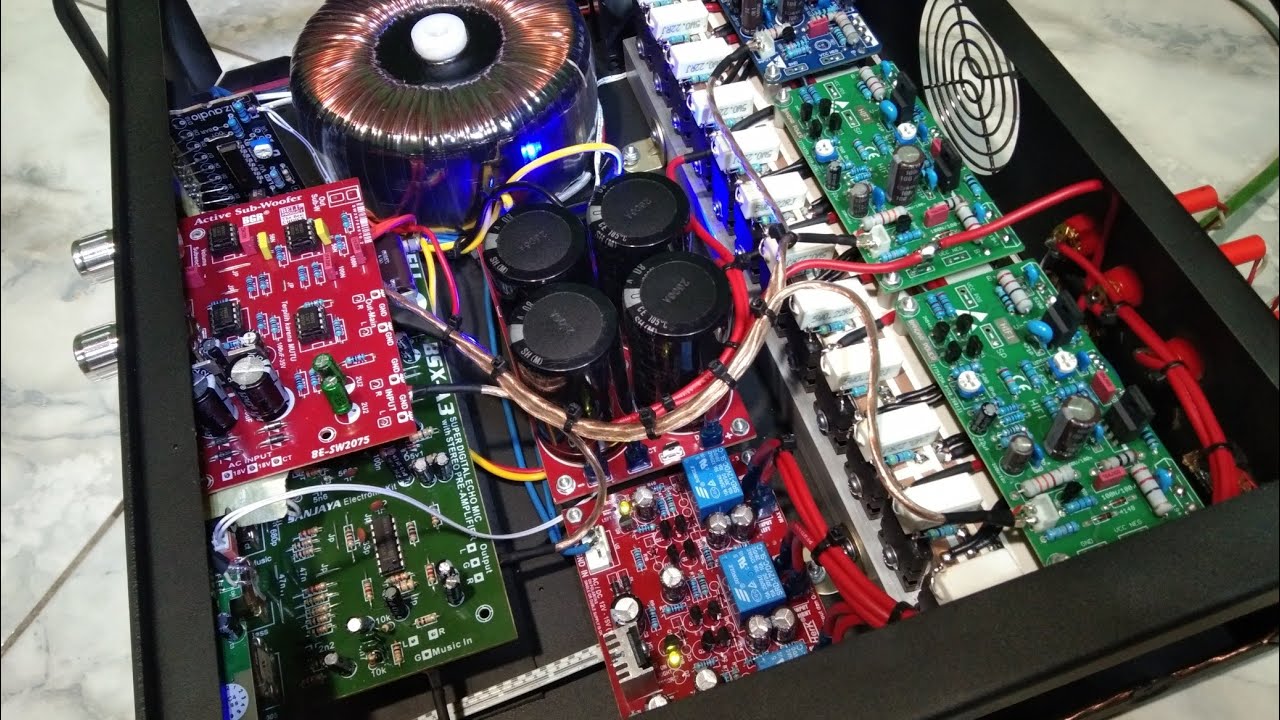 clarity hifi,ampli 2.1 SUBWOOFER RCaudiotec1200