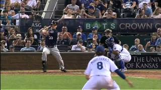 2012/07/20 Moustakas' diving stop