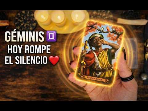 GEMINI ♊ Today I lent my voice to your heart… I'm dying to tell you this ❤️🥹