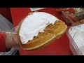 두툼한 생크림 와플, 줄서서 먹는 곳 - 동성로 / waffle with whipped cream - korean street food