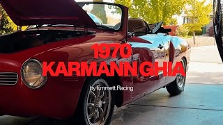 Martin from Emmett Racing is freshening up this Karmann Ghia build with new parts from SCAT VW