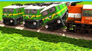 GARIB RATH EXP HARDLY HITS THE MULTIPLE WAG 9 AT MAIN RAILWAY LINE|▶️ Train Simulator|Raikworks|