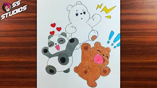 How To Draw We Baby Bears We Baby Bears