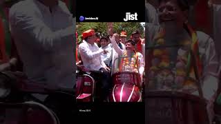 Piyush Goyal campaigns on a scooter in Mumbai | Jist
