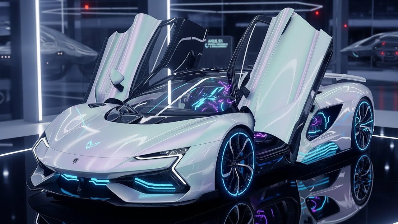 Этот футуристический гиперкар выглядит так, будто прибыл из Зоны 51 👽🚗