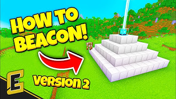 How to ACTUALLY make a beacon in Minecraft (SUPER QUICK MINECRAFT TUTORIAL)