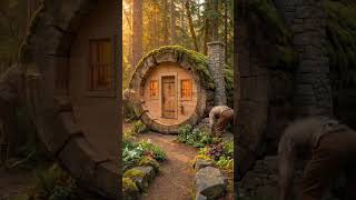 This Giant Tree Became A Hidden Dream Cabin   treehouse fantasytreehouse timelapse