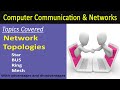 Types of network topology_  bus, star, mesh and ring topology with advantages and disadvantages