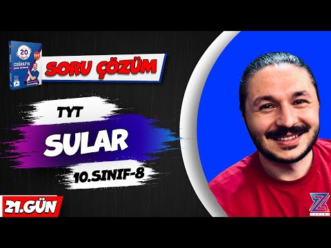 🌍 DÜNYADA VE TÜRKİYEDE SULAR soru çözümü🔴27 Günde TYT Coğrafya -21 🟡10.sınıf coğrafya - 8