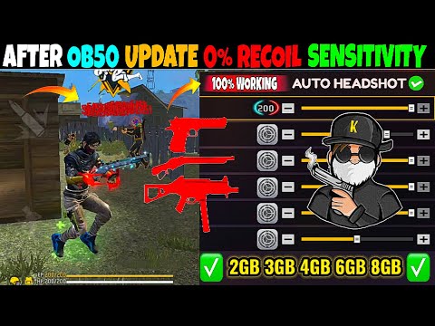 Free Fire Headshot Setting After Ob50 Update 2025 Best Sensitivity Settings Sensitivity Setting 