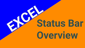 Status Bar Excel