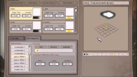 Elemental Particle Editor - Example - Thunder Strike