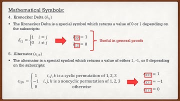 Intro to Continuum Mechanics Lecture 1 | Mathematical Preliminaries