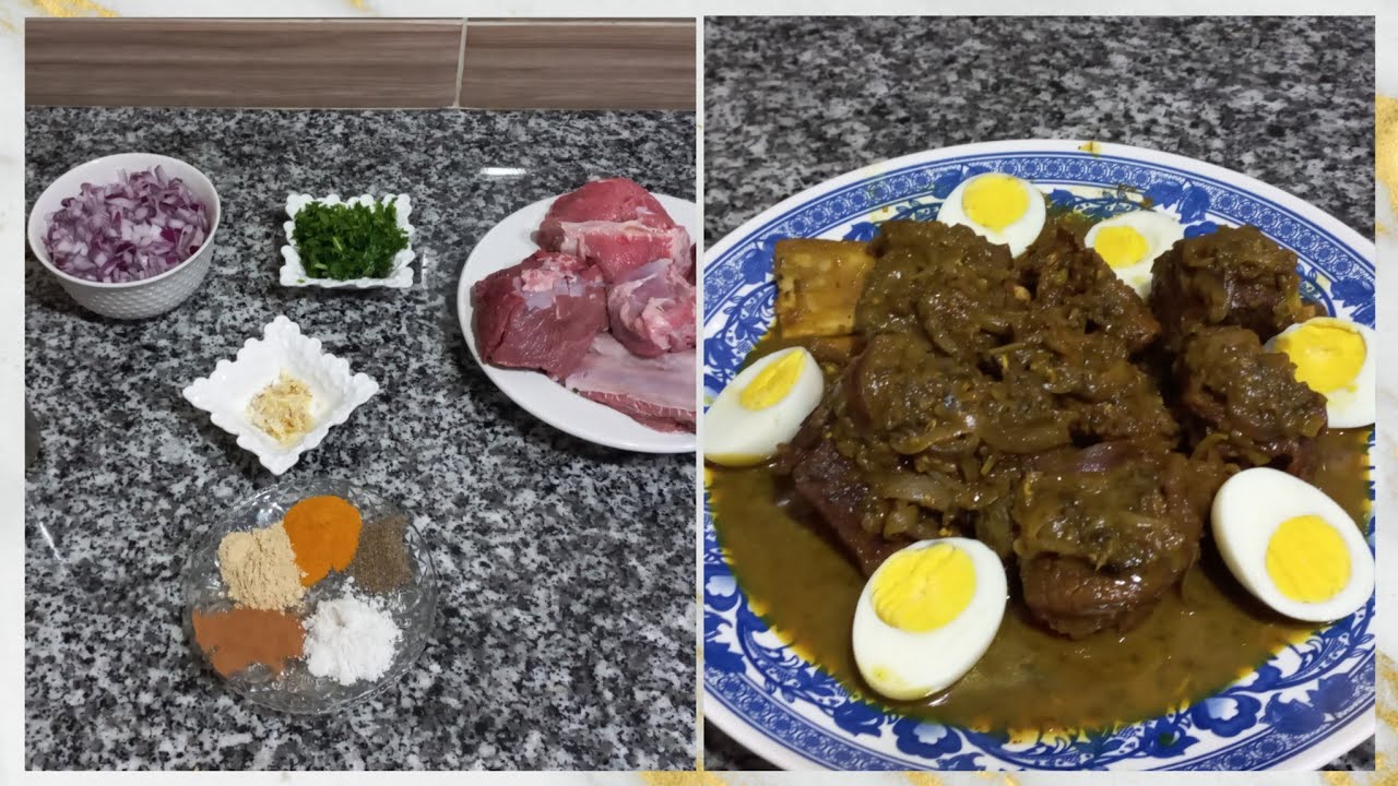 طريقة تحضير طاجين مغربي باللحم مع البصل المذاق الرائع