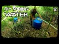 Off grid natural spring  water collection
