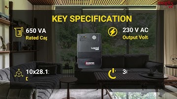 Microtek Legend 650 Black UPS Uninterrupted Power