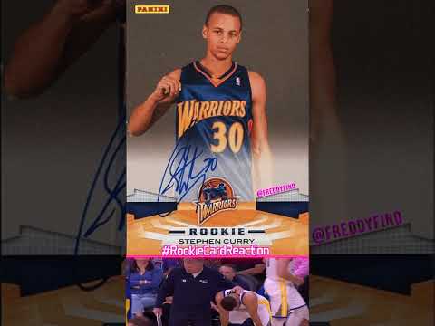 Rookie Card Reaction - @stephcurry summons his inner Shawshank.
