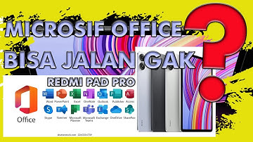 Instal Aplikasi Microsof Office Word, Excel, PowerPoint di Xiomi Redmi Pad Pro