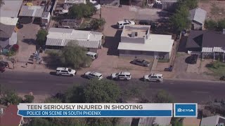 Teen seriously injured in south Phoenix shooting