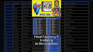 Final Fantasy 9 Tetra Master Glitched Rank