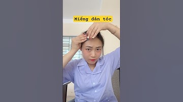 Miếng dán tóc mái, miếng dán tóc trang điểm