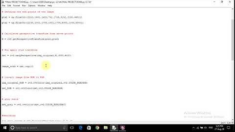 COMPUTER VISION BASED TEXT SCANNER