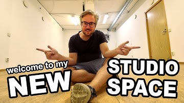 MY NEW MUSIC STUDIO SPACE // Building a Synthesizer Music Studio ep 2