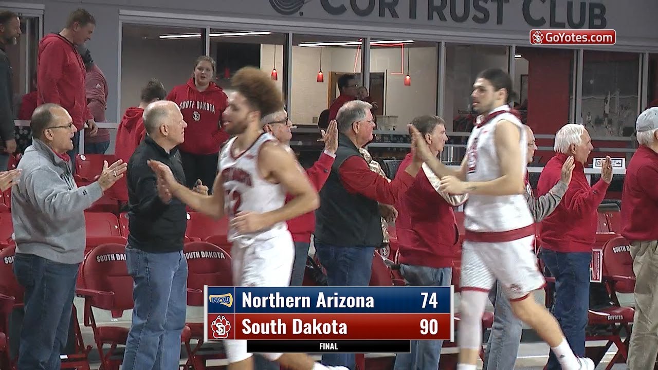 coyotes don edwards Men's Basketball Highlights: South Dakota 90, Northern Arizona 74