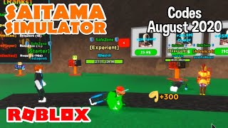 Roblox Saitama Simulator Codes August 2020