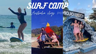 SPEND A WEEK AT SURF CAMP WITH ME | Australia solo travel vlogs 2023