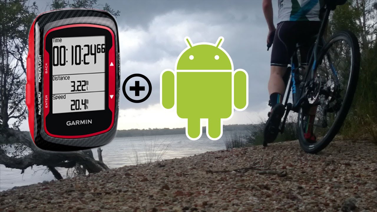 to upload from the Garmin Edge 500 to Strava with an Android device - YouTube