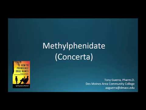 (CC) How to Pronounce methylphenidate (Concerta) Backbuilding Pharmacology thumbnail