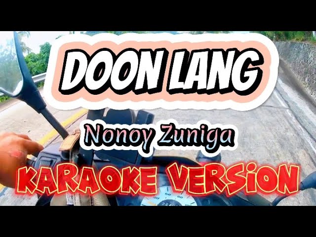 Doon Lang | Nonoy Zuniga | Karaoke Version