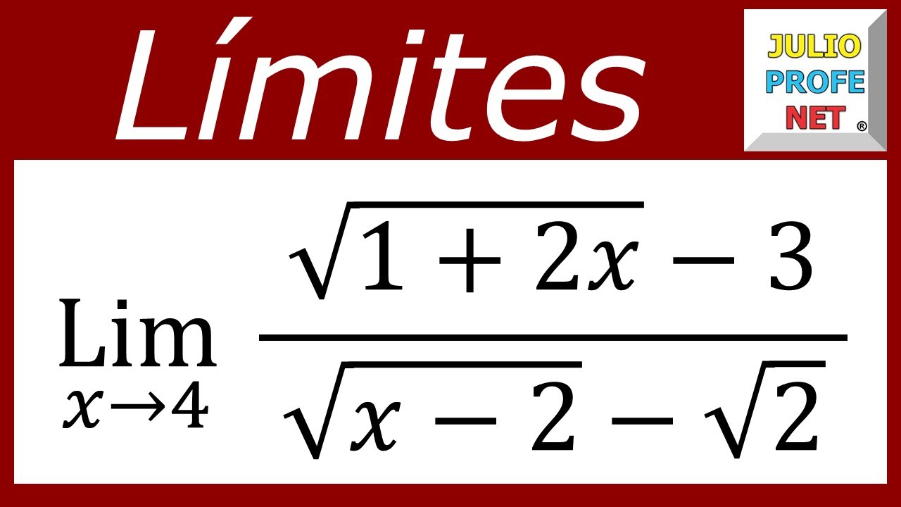 LÍMITES ALGEBRAICOS - Ejercicio 15 - YouTube