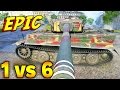 DA RADĘ? - PzKpfw VI Tiger - 1 vs 6 - World of Tanks