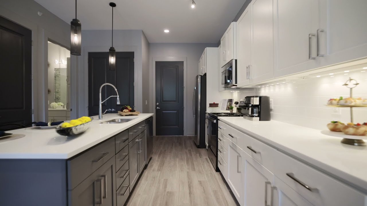 Aquamarine OneBedroom Apartment Bowman Pointe Apartments YouTube