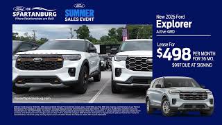 New Ford Explorer Offer - 07/2026 Ford Dealerships In Spartanburg Sc