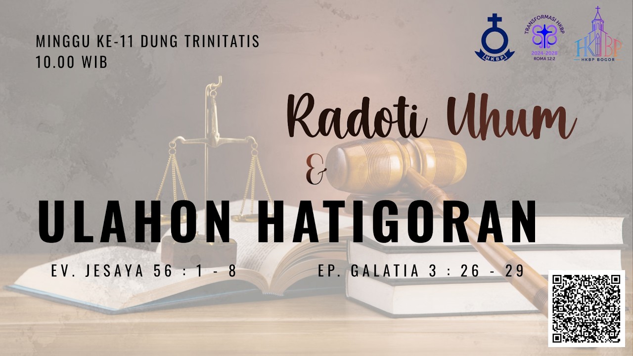 PARTURENA PARMINGGUON XI SETELAH TRINITATIS | 16 Agustus 2026 | HKBP BOGOR RESSORT BOGOR