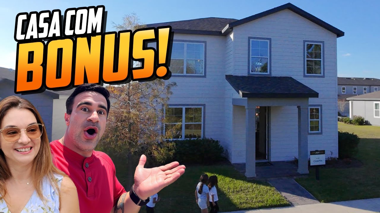 Casa nos EUA com BONUS ALTO 😱 Com Reserva Florestal