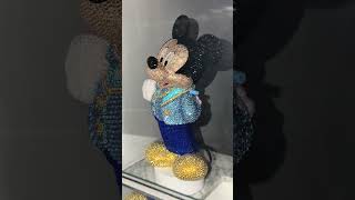 Blinged WDW 50th Anniversary Mickey Popcorn Bucket #bling #rhinestone #sparkle #disney #mickeymouse