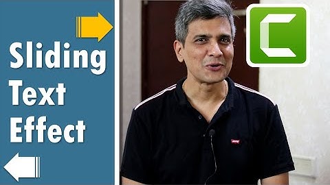 Text Slider Effect in Camtasia